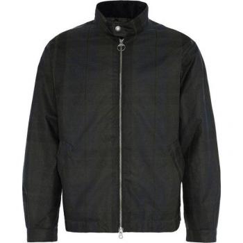 Barbour Wachsjacke Modell 'Check Harrington', Größe M