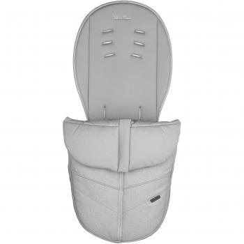 Platinum‑Coated Silver Cross Wayfarer Footmuff for Pioneers