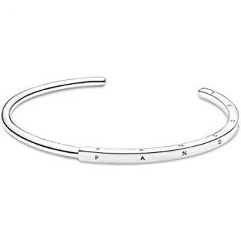 Pulsera Pandora 599493C00-2 Signature I-D plata