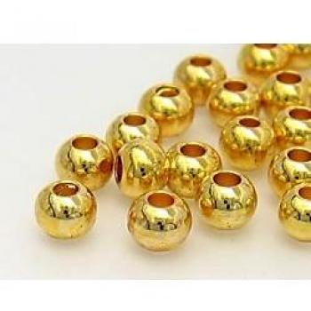 Metallkugeln Gold – 3 mm, 100 Stück