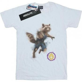 T-shirt coton Rocket Marvel Girls Avengers Endgame imprimé