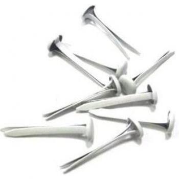 300 Uds Accesorios de Scrapbooking Metal Brad 6*27mm Negro/Blanco