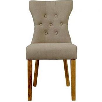Naples Contemporary Beige Dining Chair Duo