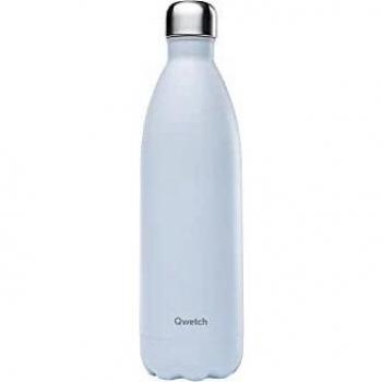 Botella Térmica Inoxidable 1000 ml Color Azul Pastel Qwetch