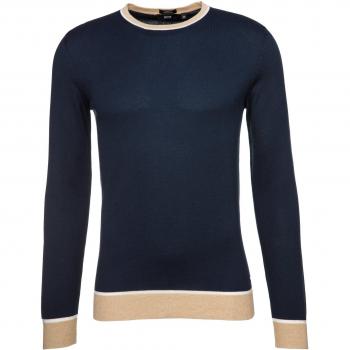 BOSS Marcelli Pullover Herren 50369143 – Dunkelblau, Mittelgröße