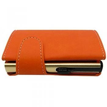 Portacarte di Credito in Similpelle Arancio
