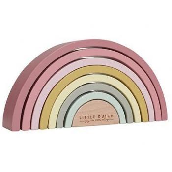 Pile blocs de bois Rainbow Hout Roze