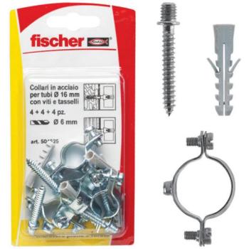 Fischer Tassello con collarino in acciaio Ø 10 mm 5 pz