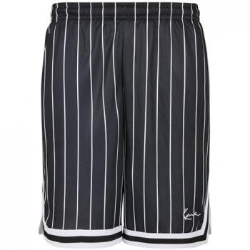 KARL KANI Baggy Fit Shorts mit Label-Stitching in Black, Größe L
