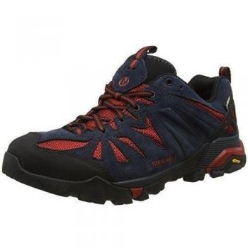 Merrell Capra Gore-Tex, Zapatos de Senderismo Bajo para Hombre, Azul