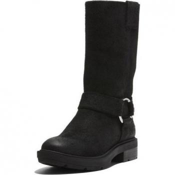 Timberland Brimfield Tall Pull-On Winterschuhe Damen 37,5 Schwarz Leder