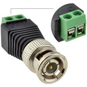 BNC Male Plug CCTV Video Easy Wire Screw Connector