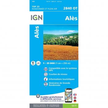 Alès 1:25 000