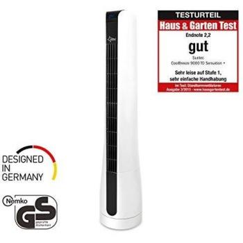 WindPro 50W Turmventilator mit Fernsteuerung, Timer & leise Funktion