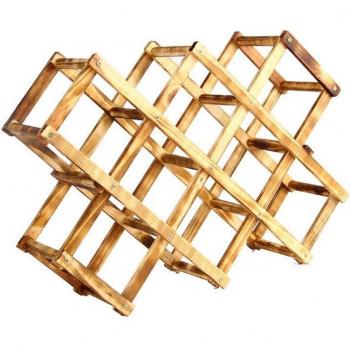 Holz Weinregal klappbar für Bar und Küche EJB 2043
