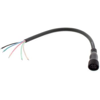 Fio de Conexão 5 Pin 20cm IP67 Preto – LEDBOX