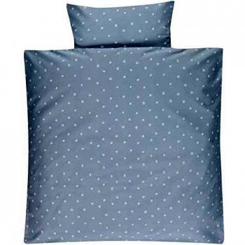 Alvi 80×80 Bettwäsche mit Shell‑Blau Design