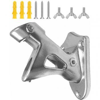 Durable Stainless Steel Flagpole Wall Mount Bracket for Heavy Use