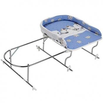 Kindermöbel Varix 4820 (Bade‑Wickel) – silber, TÜV geprüft