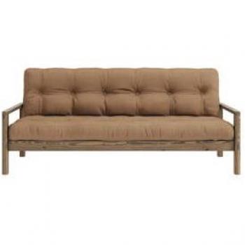Karup Design Schlafsofa braun, 79.0 H x 205.0 W x 95.0 D cm