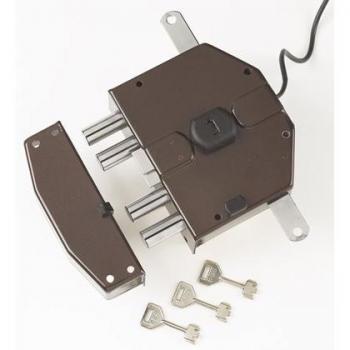 Cierre Electromecánico Yale 80 mm – 3 Cerraduras, 8‑12 V