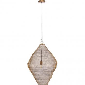 Lampada Kaviya da soffitto, Ø 55 cm, colore oro, ferro, E27