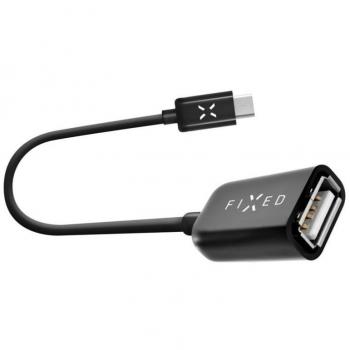 Câble de données OTG FIXED 20 cm Micro USB/USB-C Noir