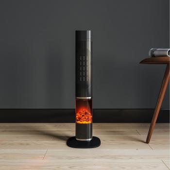 Home Detail Ometa Black 2000W Ceramic Tower Heater