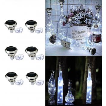 BarVino Solar 6 Luces Decorativas Blancas