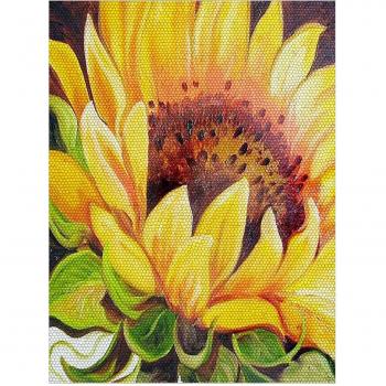 Bordado de Diamantes Girasol 5D