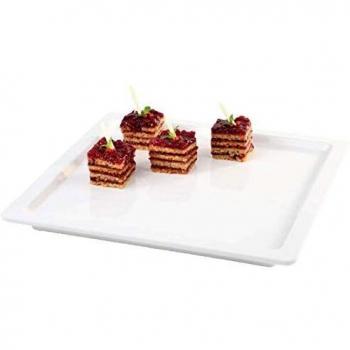 9‑inch White Melamine Square Dish – APS GD102