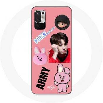 Xiaomi Redmi Note 10T 5G Hülle mit BTS Bangtan Boy BT21 Cooky Design