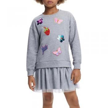 Vestido Infantil Desigual con Stickers