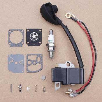 Stihl Ignition Coil Carburetor Kit for HS81 HS81R HS81T HS86 HS86R with Spark Plug