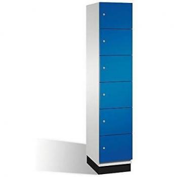 Armadietto con porte in lamiera d'acciaio