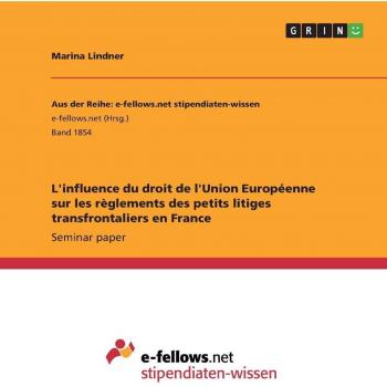 L'influence du droit de l'Union Européenne sur les règlements des petits litiges transfrontaliers en France