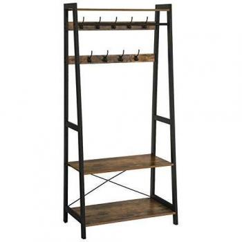 Vestiaire avec 2 étagères VASAGLE