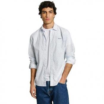Camicia Anson Pepe Jeans Blu Pastello