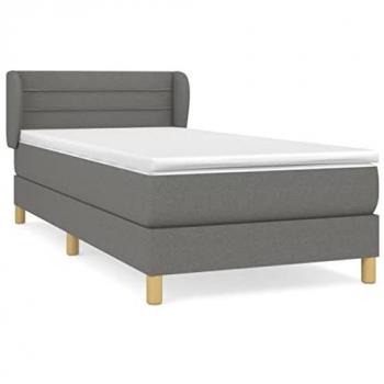VidaXL Boxspringbett mit Matratze 90x200 cm