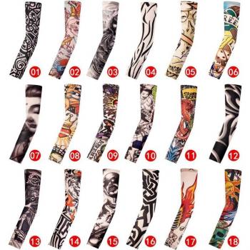 5 Pack Skull Design Arm Warmers for Biking