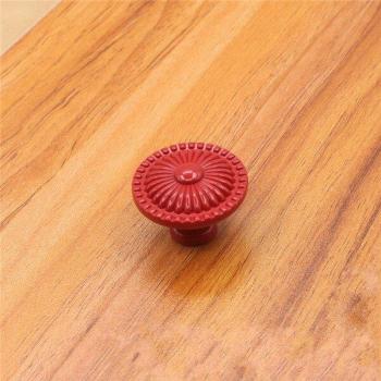 32MM Colorful Ceramic Round Stripe Wardrobe Handles