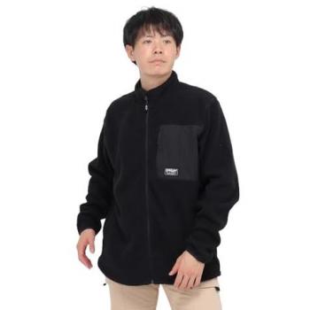 Oakley Mountain Fire Sherpa Fleece Pullover Herren blackout