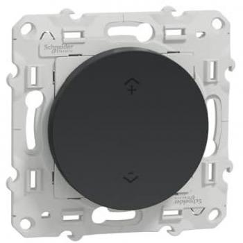 Schneider Wiser interrupteur sans fil 2/4 bp anthracite