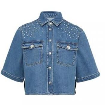Camicia Denim Blu S.Oliver Black Label per Donna