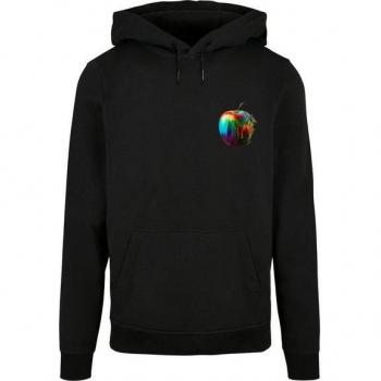 F4NT4STIC Casual Pullover mit Kapuze – Colorfood Rainbow Apple – Herren M