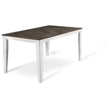 Mesa Extensible de Melamina Blanca (156/316 x 90 cm)