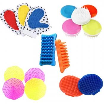 Silicone Pet Grooming Massage Gloves