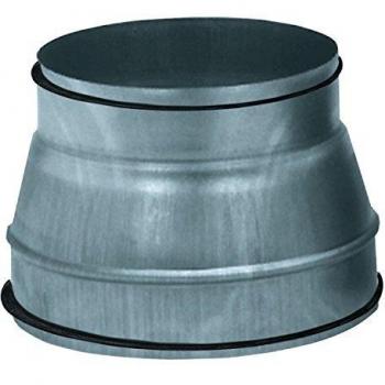 Réduction de tube conique galvanisé à joint diamètre 200/125mm