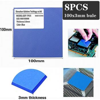 ThermalPad 80 mm en Silicona Conductiva (0,5‑5 mm) – GPU/CPU