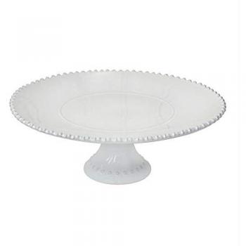 Costa Nova Timeless White 33cm Footed Platter